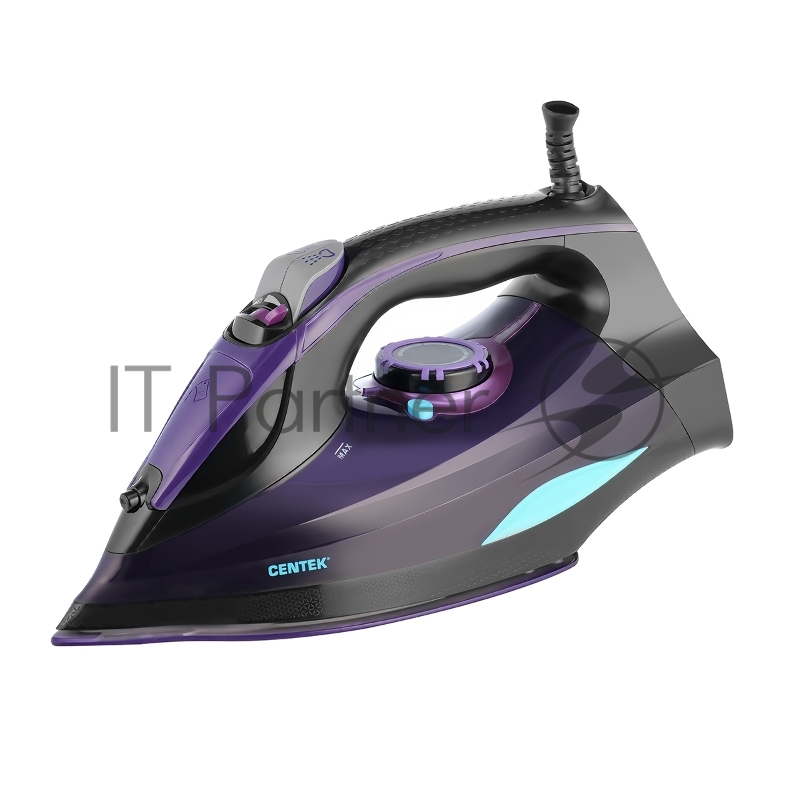 Утюг Centek CT-2361 фиолетовый, 3000 Вт, 50 г/мин, 195 г/мин, 450 мл