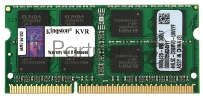 Оперативная память Kingston ValueRAM, DDR3, 8GB (1x8GB), 1600MHz, CL11, SO-DIMM