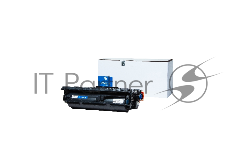 Картридж лазерный NVPrint совместимый NV-CF451A Голубой для HP LaserJet M652DN/M653DN/M681DH/M653X/M681F/M681Z/M682Z (10500k)