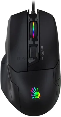 Мышь проводная A4Tech Bloody W70 Max черный, 10000 dpi, USB, кнопки - 9