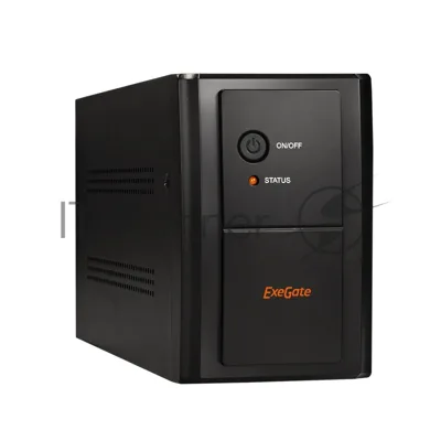 Источник бесперебойного питания ExeGate SpecialPro UNB-2000.LED.AVR.EURO.RJ.USB / 2000 ВА / 1200 Вт / 4 x CEE 7 (евророзетка)