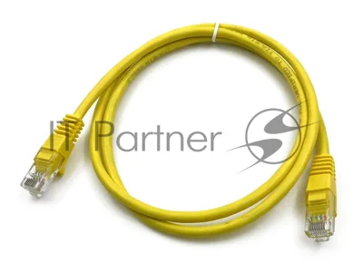 Патч-корд Buro cat.5e 1м желтый RJ-45 (м)-RJ-45 (м)