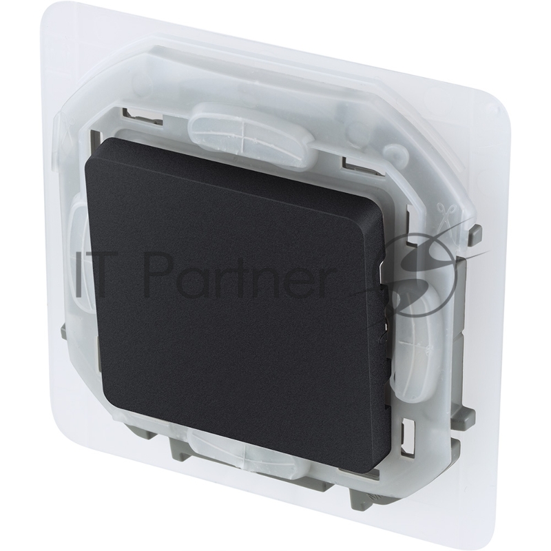 Переключатель IP44 10AX 250 В антрацит