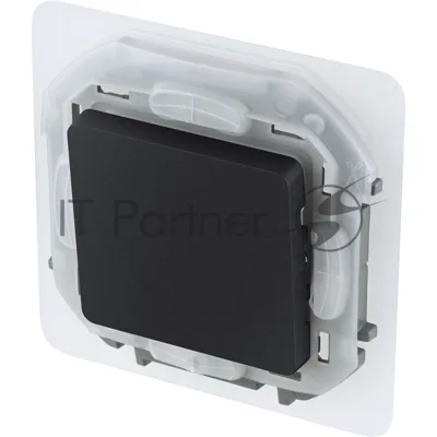 Переключатель IP44 10AX 250 В антрацит