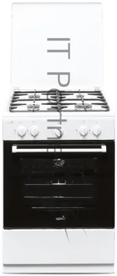 Плита газовая Cezaris ПГ 3200-03 белый, конфорок 4 шт, духовка 59 л, 60 см x 85 см x 60 см