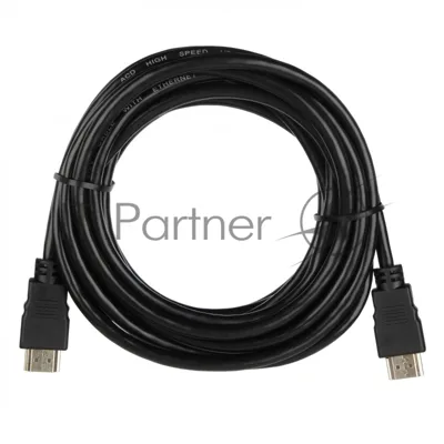Кабель ACD-DHHM2-50B ACD-DHHM2-50B HDMI 2.0, Golden Plated,19m/19m, черный, 5м