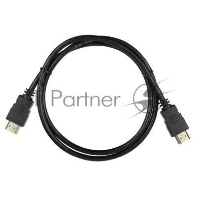 Кабель ACD-DHHM1-10B HDMI 1.4, Golden Plated,19m/19m, черный, 1м