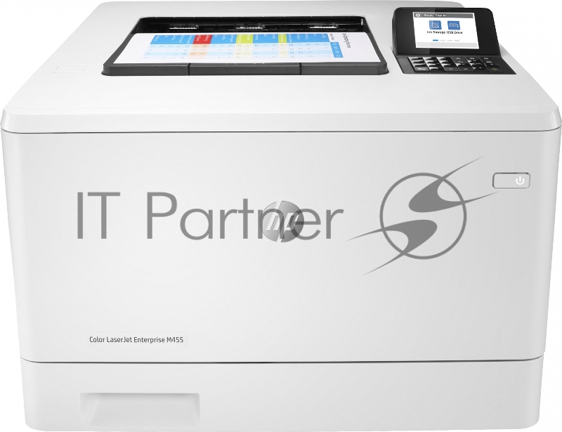 Принтер лазерный HP Color LaserJet Pro M455dn (3PZ95A), A4, цветной, печ. до 27 стр/мин., 600 x 600 dpi, USB, RJ-45, Air Print, Mopria