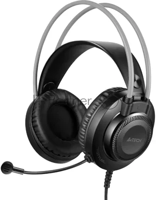 Гарнитура A4Tech Fstyler FH200U серый, проводная