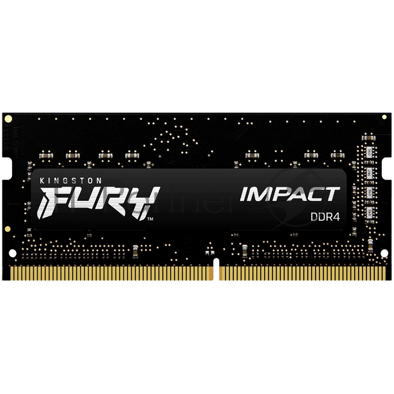 Оперативная память Kingston Fury Impact, DDR4, 32GB (1x32GB), 3200MHz, CL20, SO-DIMM