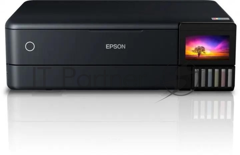 МФУ струйное Epson L8180 (C11CJ21403/C11CJ21402) A3 Duplex Net WiFi USB RJ-45 черный