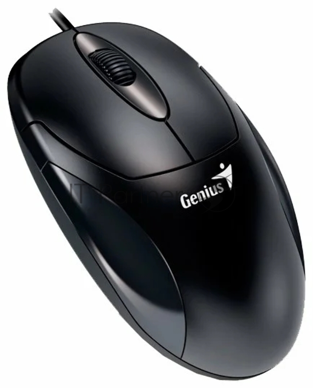 Мышь проводная Genius XScroll V3 черный, 1000 dpi, USB, кнопки - 3