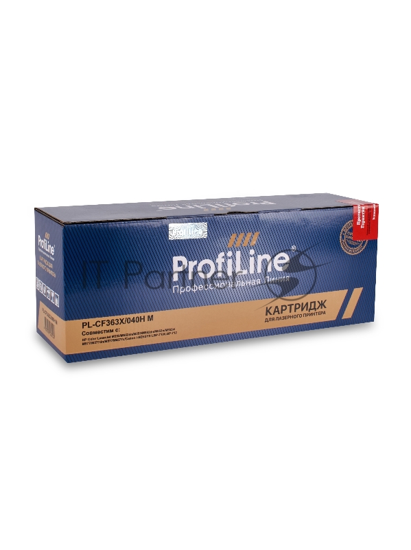 Картридж лазерный ProfiLine PL-CF363X/040H (№508X) для принтеров HP Color LaserJet M552/M552dn/M553/M553dn/M553n/M553x/M577/M577dn/M577f/M577c/Canon i-SENSYS LBP-710/LBP-712 Magenta 9500 копий