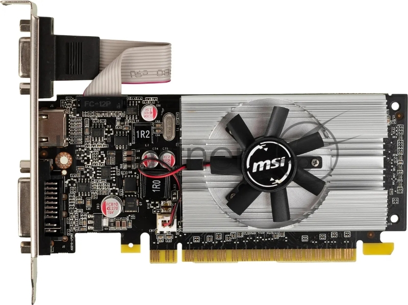 Видеокарта MSI GeForce 210, 1 GB GDDR3, 64 bit, DVI-I, HDMI, VGA, GPU 460 MHz