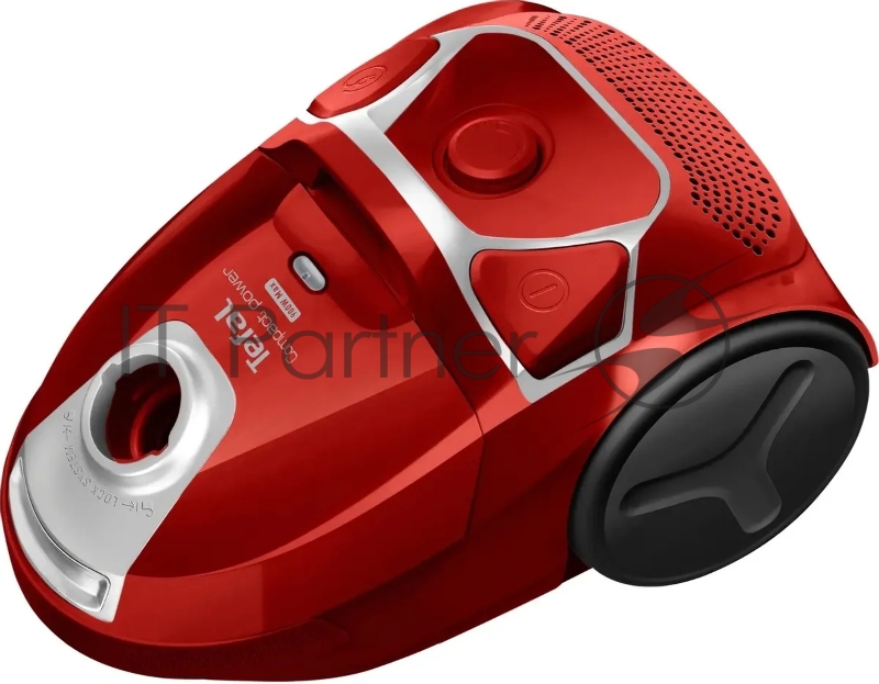 Пылесос Tefal TW3953EA красный/серебристый, 750 Вт, уборка сухая, пылесборник мешок 3 л