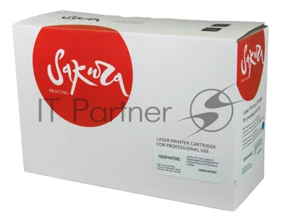 Картридж лазерный Sakura CE251A для HPColor LaserJet CM3530MFP/CM3530fsMFP/CP3525/CP3525n/CP3525dn/CP3525x, синий, 7000 к.
