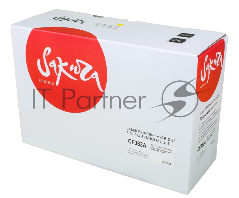 Картридж лазерный Sakura CF362A для HP Color LaserJet Enterprise M553n/553X/553dn HP Color LaserJet Enterprise M552dn, желтый, 5000 к.