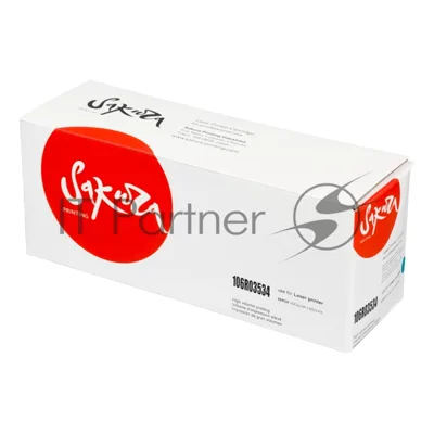Картридж Sakura 106R03534 для Xerox Phaser VersaLink C400/C405, голубой, 8 000 к.