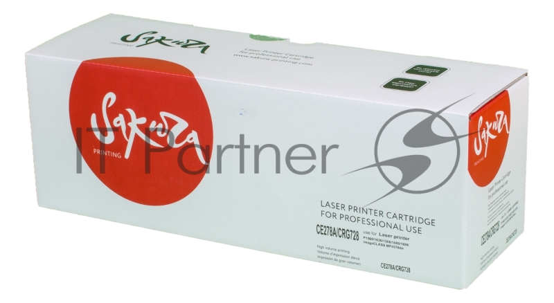 Картридж лазерный Sakura CE278A/CRG728 для HP LJ Р1566/Р1606W/M1536dnf MFP; Canon iC MF4420/4430/4120/4412/4410/4452/4450/4550/4570/4580/D520, черный, 2100 к.
