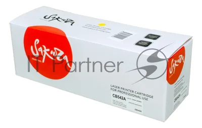 Картридж лазерный Sakura CB542A для HP Color LJ CM1312MFP/CP1215/CP1515/CP1518, желтый, 1500 к.