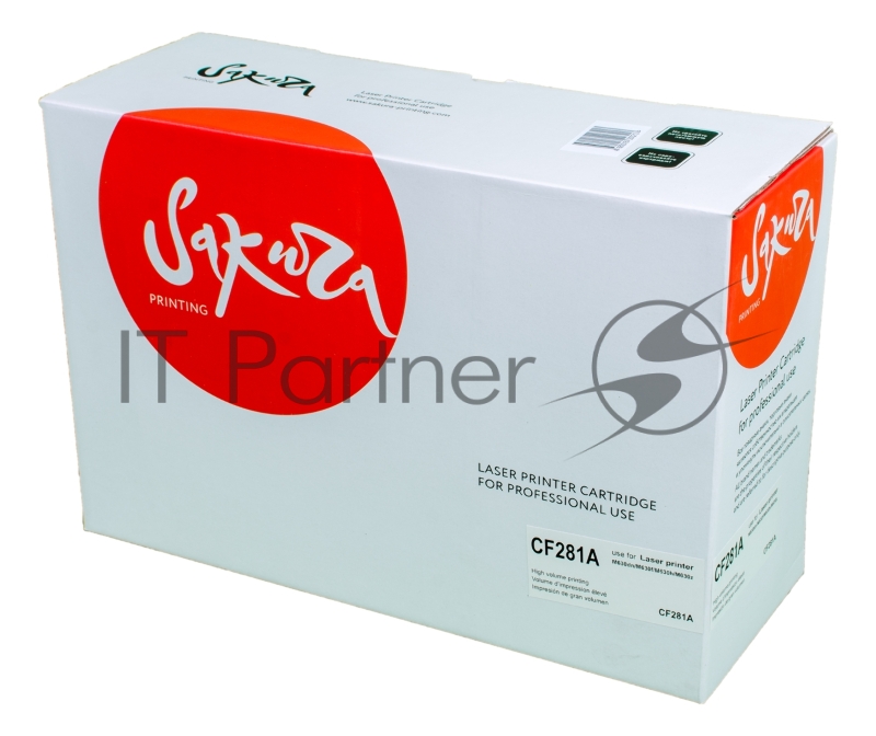 Картридж лазерный Sakura CF281A для HP LJ Enterprise M630/M604n/M605n/M606dn, черный 10500 к.
