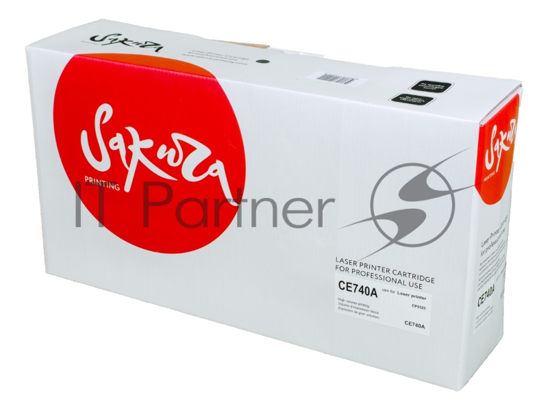 Картридж Sakura CE740A для HP CP5225, черный, 7000 к.