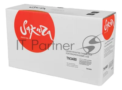 Картридж лазерный Sakura TN3480 для Brother HL-L5000, HL-L5100, HL-L5200, HL-L6250, HL-L6300, HL-L6400, DCP-L5500DN, DCP-L6600DW, MFC-L5700DN, MFC-L5750DW, MFC-L6800, MFC-L6900, черный, 8000 к.