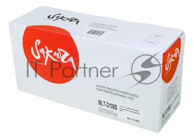 Картридж Sakura MLTD108S для Samsung ML1640/1641/1642/2240/2241/2242, черный, 1500 к.