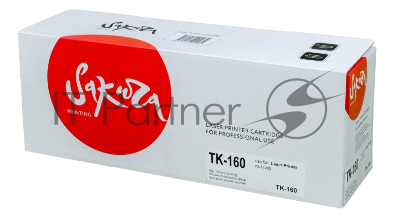 Картридж Sakura TK160 для Kyocera Mita FS-1120, P-2035 черный, 2500 к.
