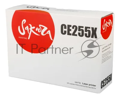 Картридж лазерный Sakura CE255X для HP LaserJet P3015/3015d/3015dn/3015x, черный, 12500 к.
