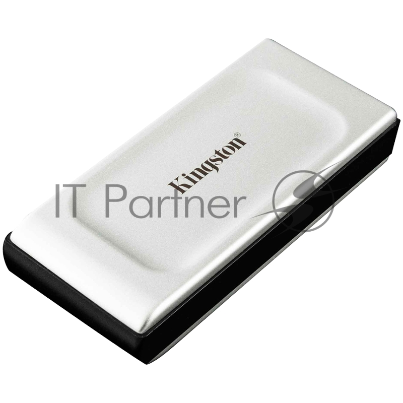 Внешний SSD Kingston XS2000, 2TB, USB 3.2 Gen 2x2 Type-C, R/W 2000/2000, серебристый