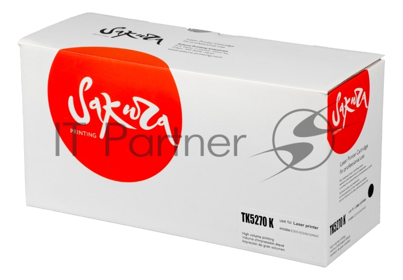 Картридж Sakura TK5270K для Kyocera Mita ECOSYS M6230cidn, черный, 8 000к.
