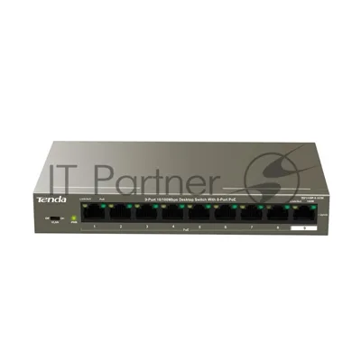Коммутатор 9PORT 10/100M POE TEF1109P-8-102W Tenda