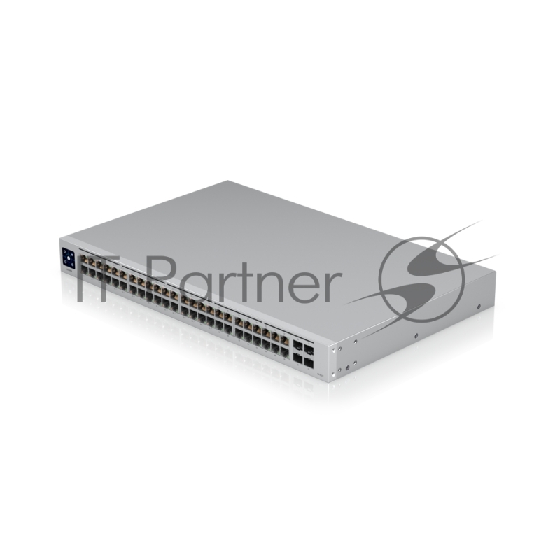 Коммутатор PoE в стойку UniFi Switch 48 PoE USW-48-PoE-EU Ubiquiti 48х 1G RJ45, 4х SFP, раздача 195 Вт, (072146)