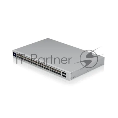 Коммутатор PoE в стойку UniFi Switch 48 PoE USW-48-PoE-EU Ubiquiti 48х 1G RJ45, 4х SFP, раздача 195 Вт, (072146)