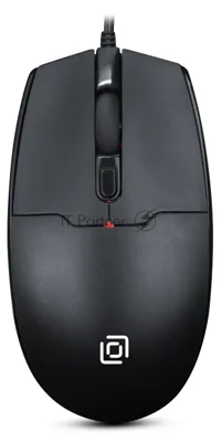 Мышь проводная Oklick 147M черный, 1600 dpi, USB, кнопки - 3