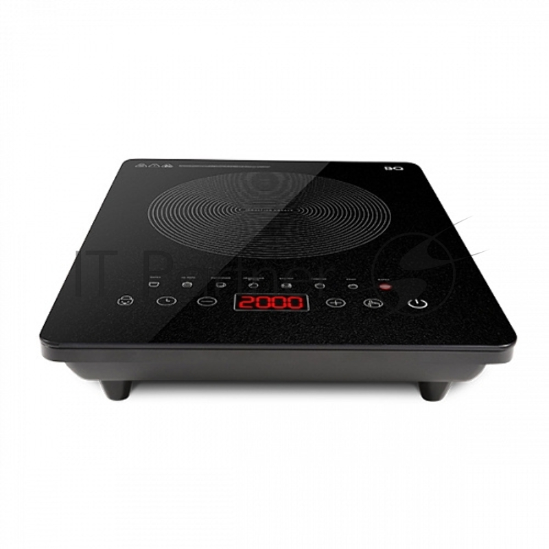 Плита настольная индукционная BQ HP104B чёрный, 2 кВт, индукция, конфорки - 1, стеклокерамика, сенсор