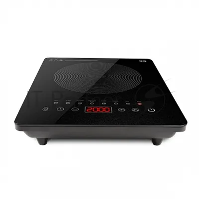 Плита настольная индукционная BQ HP104B чёрный, 2 кВт, индукция, конфорки - 1, стеклокерамика, сенсор