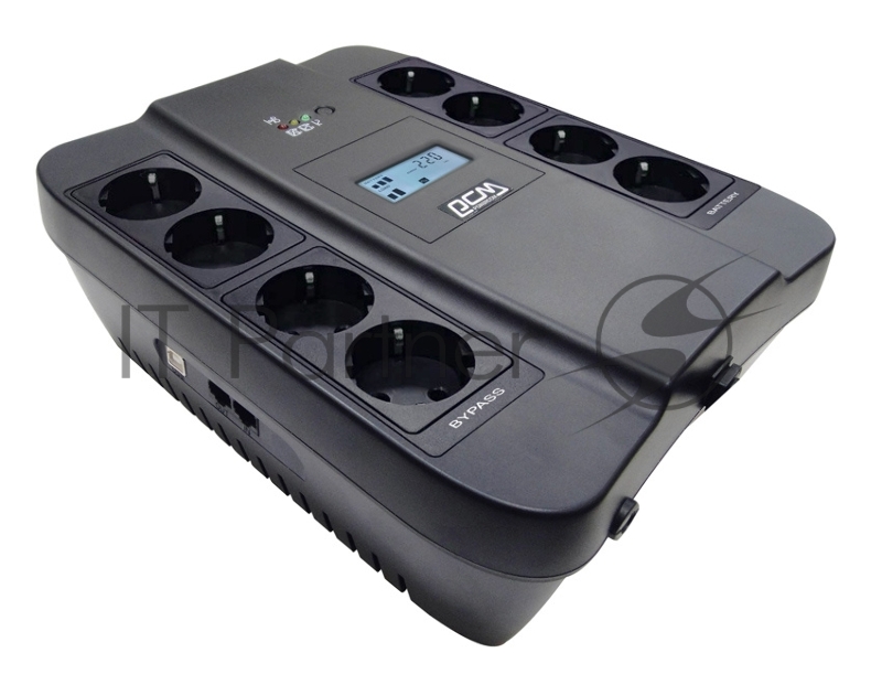 Источник бесперебойного питания Powercom Spider SPD-750U LCD 450Вт 750ВА черный