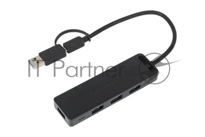 Концентратор Vention CHTBB, USB/USB Type-C, USB, USB