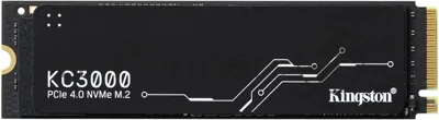 Накопитель SSD Kingston KC3000, 4Tb, PCIe 4.0 x4, M.2 2280, NVMe, R/W 7000/7000, с радиатором