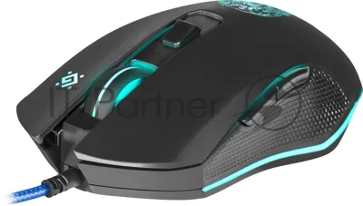 Мышь проводная Defender Sleipnir GM-927 черный, 12800 dpi, USB, кнопки - 6