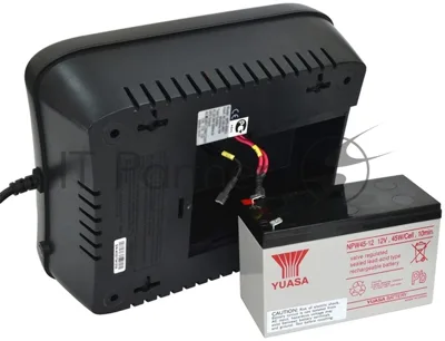 Источник бесперебойного питания Powercom Back-UPS SPIDER, Line-Interactive, LCD, AVR, 1100VA/605W, Schuko, USB, черный (1452054)
