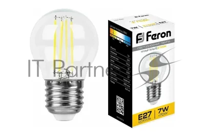 Лампа светодиодная Feron LB-52 7W 230V E27 2700K