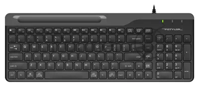 Клавиатура проводная A4Tech Fstyler FK25, USB, черный/серый