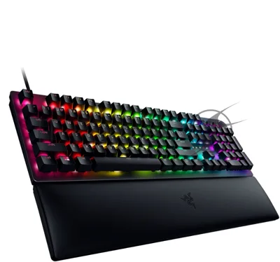 Клавиатура проводная игровая Razer Huntsman V2 (Purple Switch) - Russian Layout Gaming Keyboard