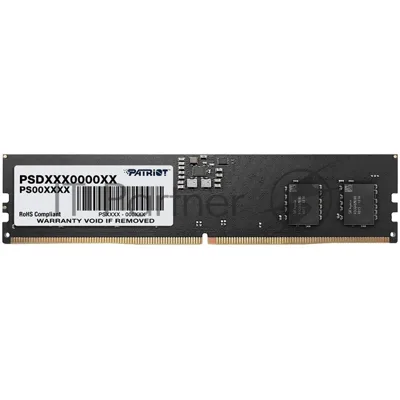 Оперативная память Patriot Signature, DDR5, 8GB (1x8 GB), 4800 MHz, CL40, DIMM