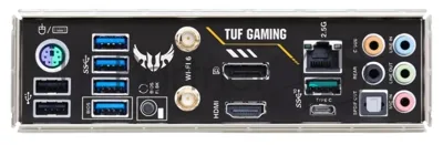 Материнская плата ASUS TUF GAMING B550M-PLUS WI-FI II, AM4, AMD B550, 4xDDR4, 4xSATA, 2xM.2, 1xPCIe 4.0 x16, DisplayPort, HDMI, 1x2.5Gb LAN, USB Type-C, Wi-Fi 6, Bluetooth, 5x3.5 мм, 7.1, microATX
