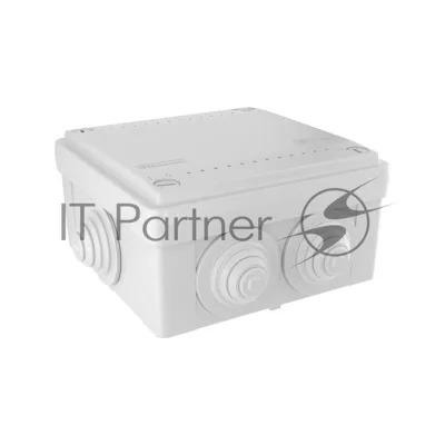 Коробка ответвительная DKC 53801 с 6 кабельными вводами д.25мм IP55 100х100х50мм