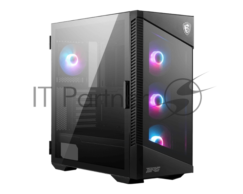 Компьютерный корпус MSI MPG VELOX 100R 2xUSB 3.0, 1xType C, 4x120мм ARGb Fan, ARGb Control Board, Tempered Glass Window, Glass Front Panel, Brown Box (829315)
